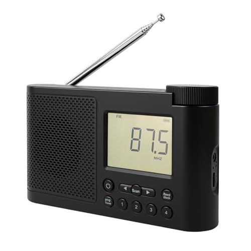 Amazon.co.jp: WOVTE ポータブルラジオ FM/AM ラジオ 小型 USB-C充電式